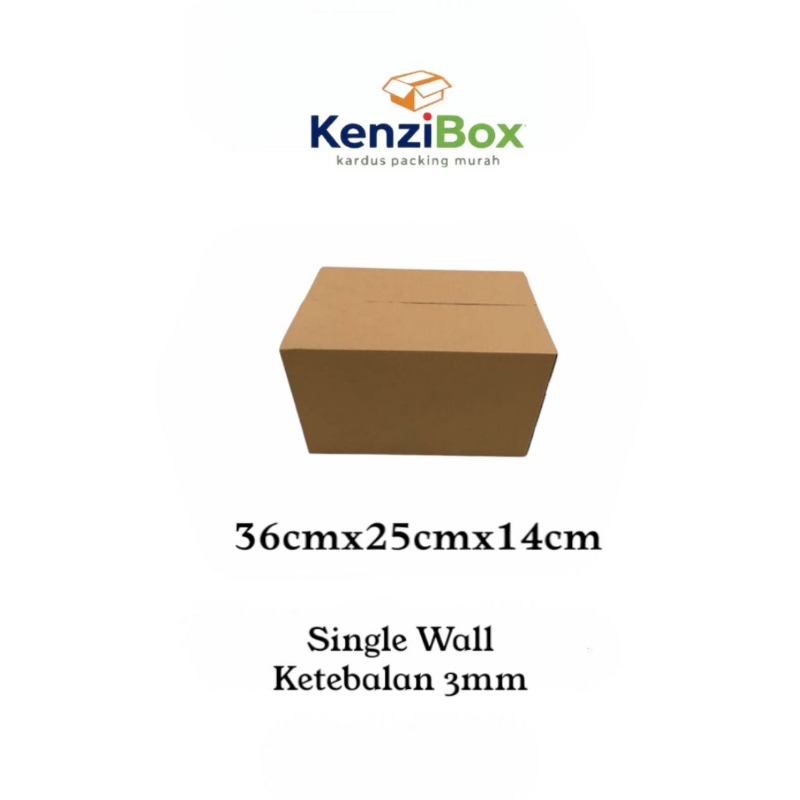 

kardus/karton/box uk. 36x25x14 cm single wall
