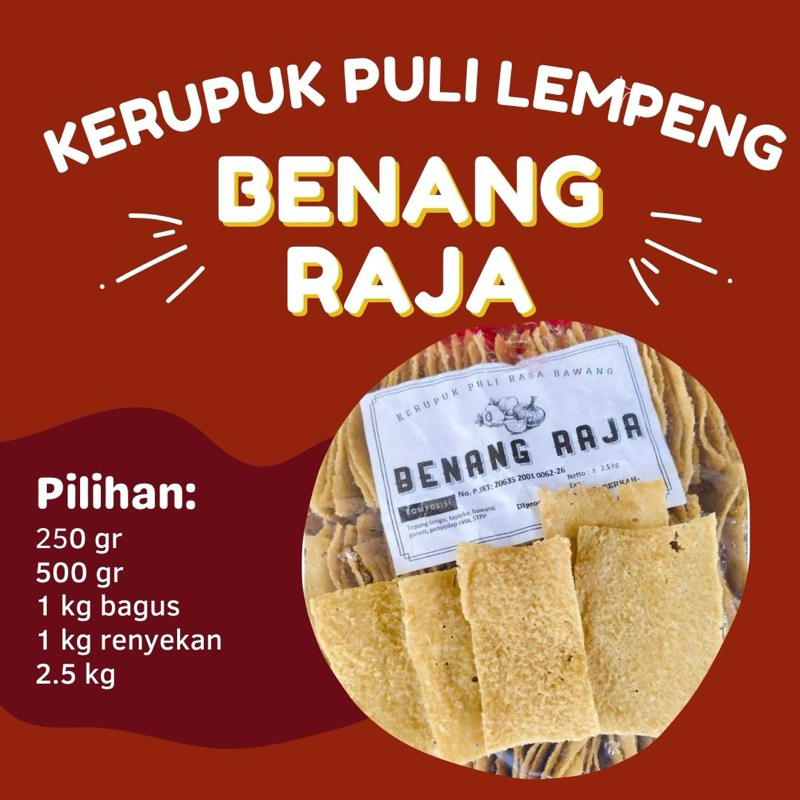 

KERUPUK PULI LEMPENG GENDAR BENANG RAJA MADIUN MAGETAN
