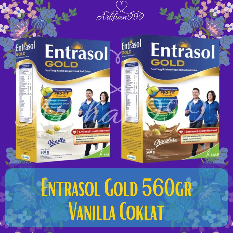 

ENTRASOL GOLD VANILLA COKELAT BOX