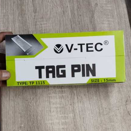 

Tag pin / isi tembak label v-tec ukuran 15 mm (5.000 pcs)