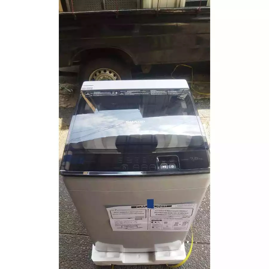 MESIN CUCI 1 TABUNG SHARP 8KG OTOMATIS ESM 8000 PGG