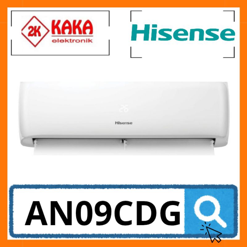 HISENSE AN09CDG AC 1 PK SPLIT STANDAR GOLD FIN HISENSE AN09CDG