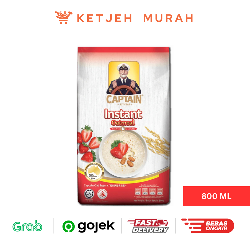 

Captain Oats Instant Oatmeal 800 Gram