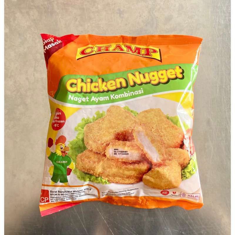

CHAMP NUGGET AYAM KOMBINASI 450gr