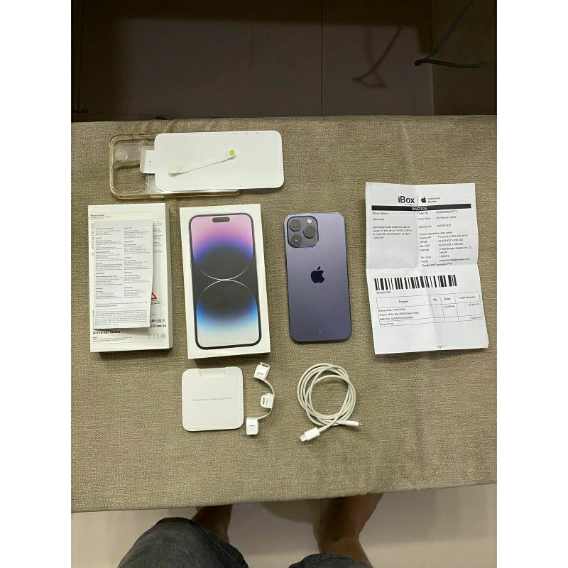 iphone 14 pro max 256 ex ibox pemakaian pribadi