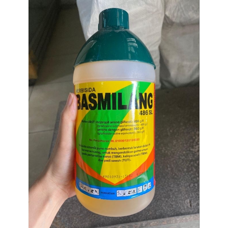 Basmilang 486SL 1 liter Herbisida Racun Pembasmi Rumput Liar dan Alang-Alang