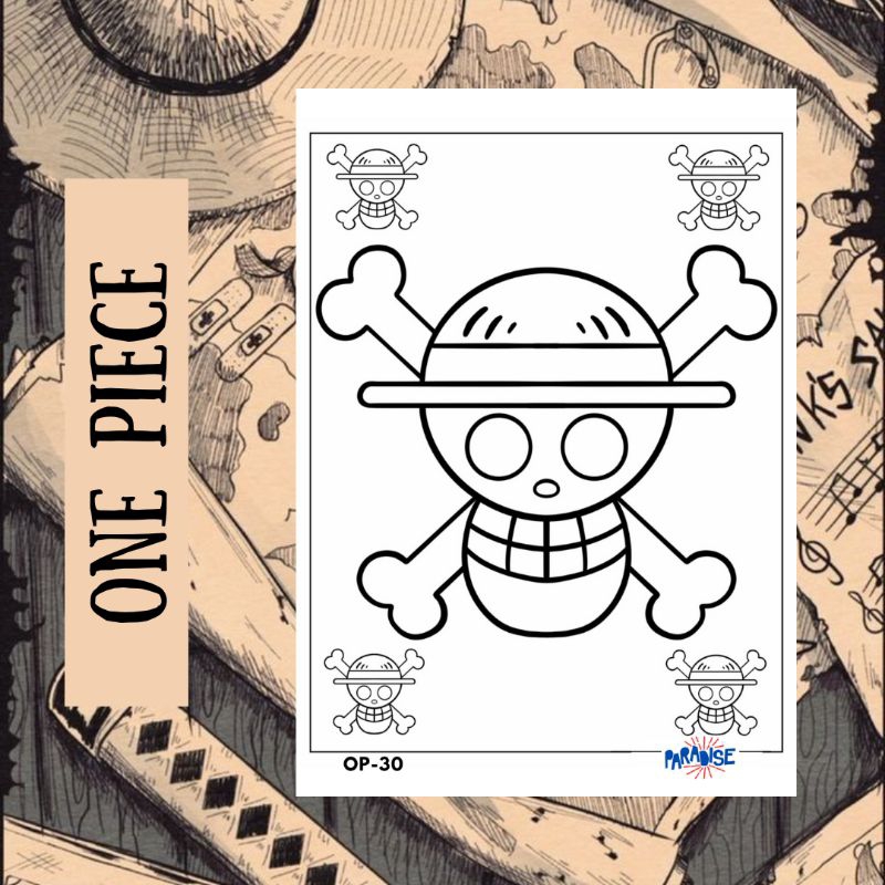

Kertas Mewarnai Gambar One Piece