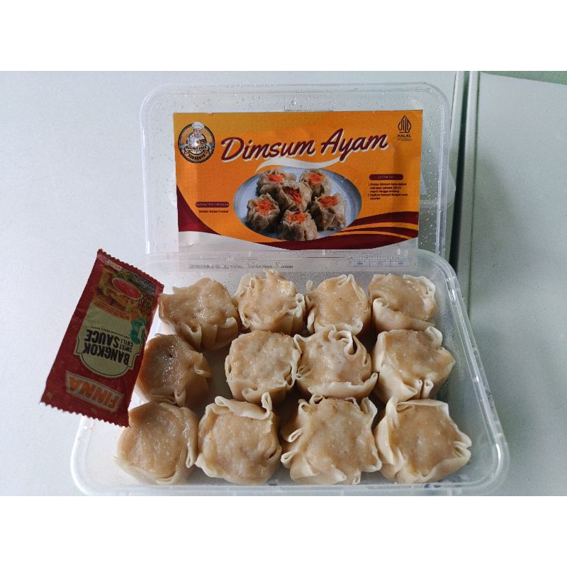 

Dimsum ayam premium isi 12 pcs (kemasan frozen)