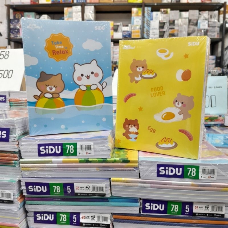 

BUKU TULIS SIDU 78 LEMBAR 1 PACK ISI 5 BUKU