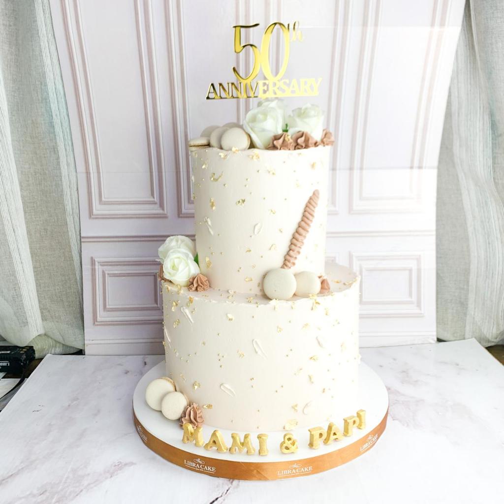 

Kue Ulang Tahun/Birthday Cake/Kue Ultah tema Flower White/Kue Tema Macarone/Kue Birthday Jakarta