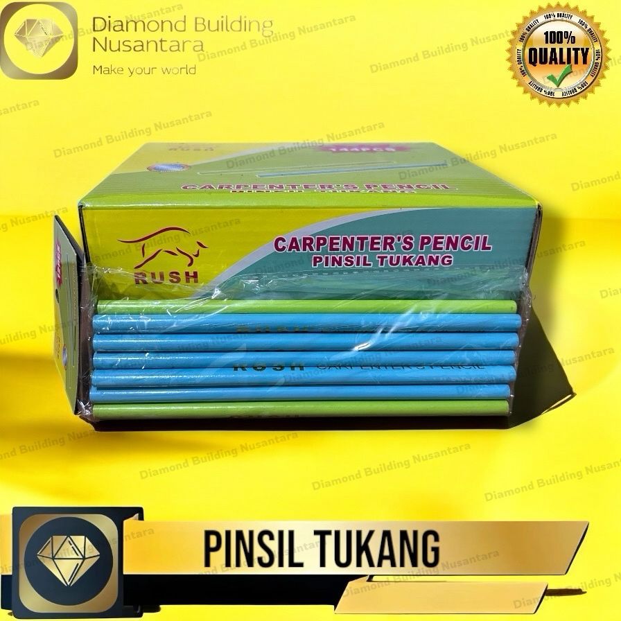 

Pensil Tukang Kayu RUSH Kualitas TERBAIK dan TERMURAH