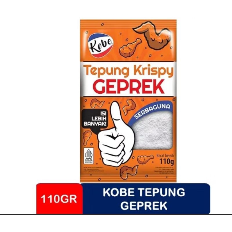 

tepung krispy geprek kobe