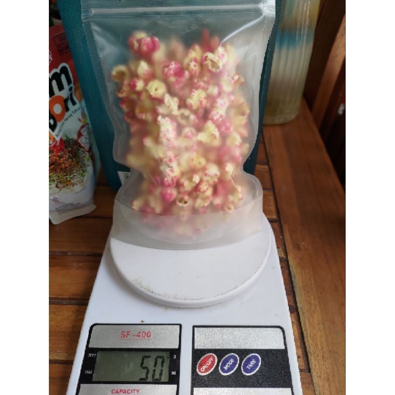 

popcorn buah naga asli 50 gram