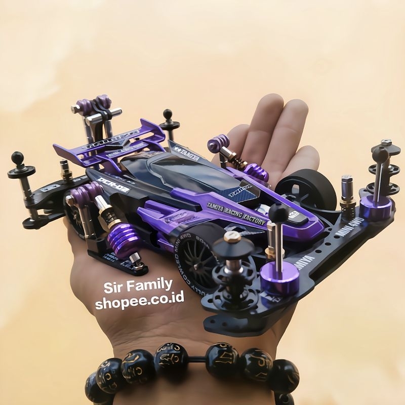 Original Tamiya MA Chassis _ Sudah Termasuk Dinamo Mach Dash _ Tamiya Side Damper / Tamiya B-MAX GP 