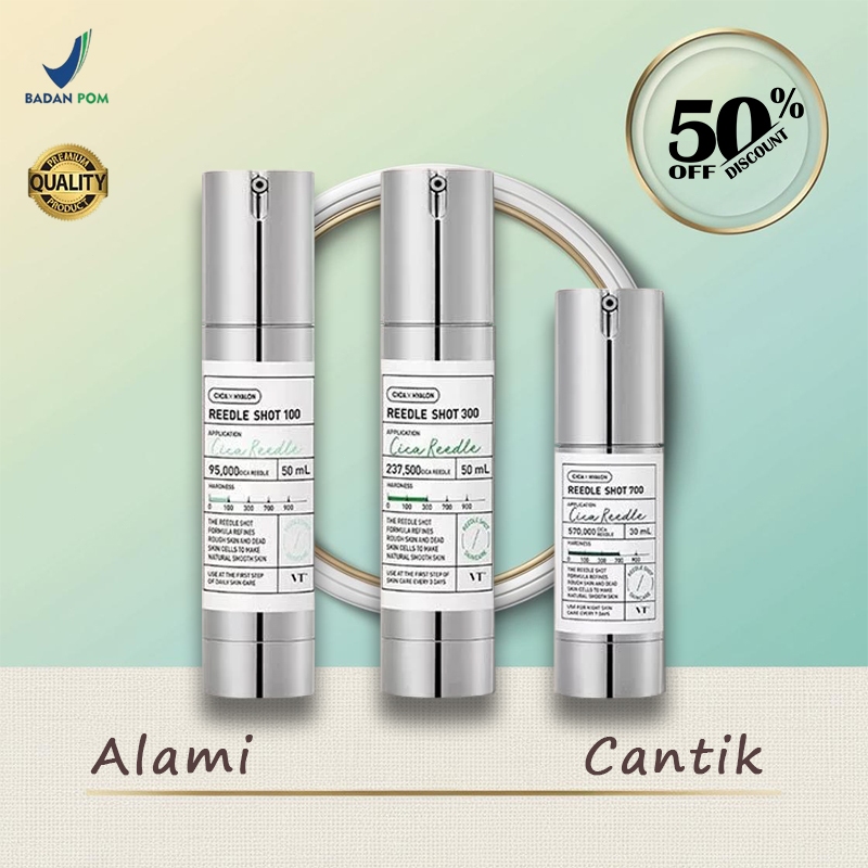 Vt Reedle Shot 50/100/300/700/Vt Cosmetics Cica Reedle Shot Serum/Collagen / Repair Cream Essence/Vt