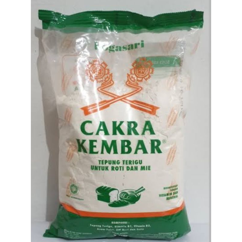 

Tepung Cakra Kembar 1kg x 12 / 1Dus