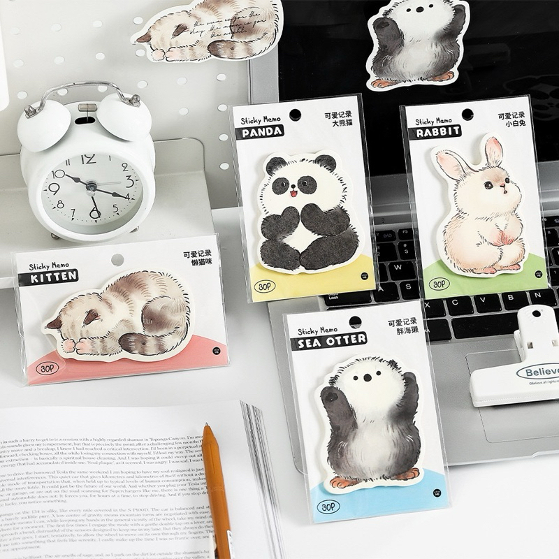 

[B895] Infeel.Me Sticky Notes Seri Rekaman Lucu Kartun Hewan Lucu Buku Catatan Pesan Catatan Tempel N Times