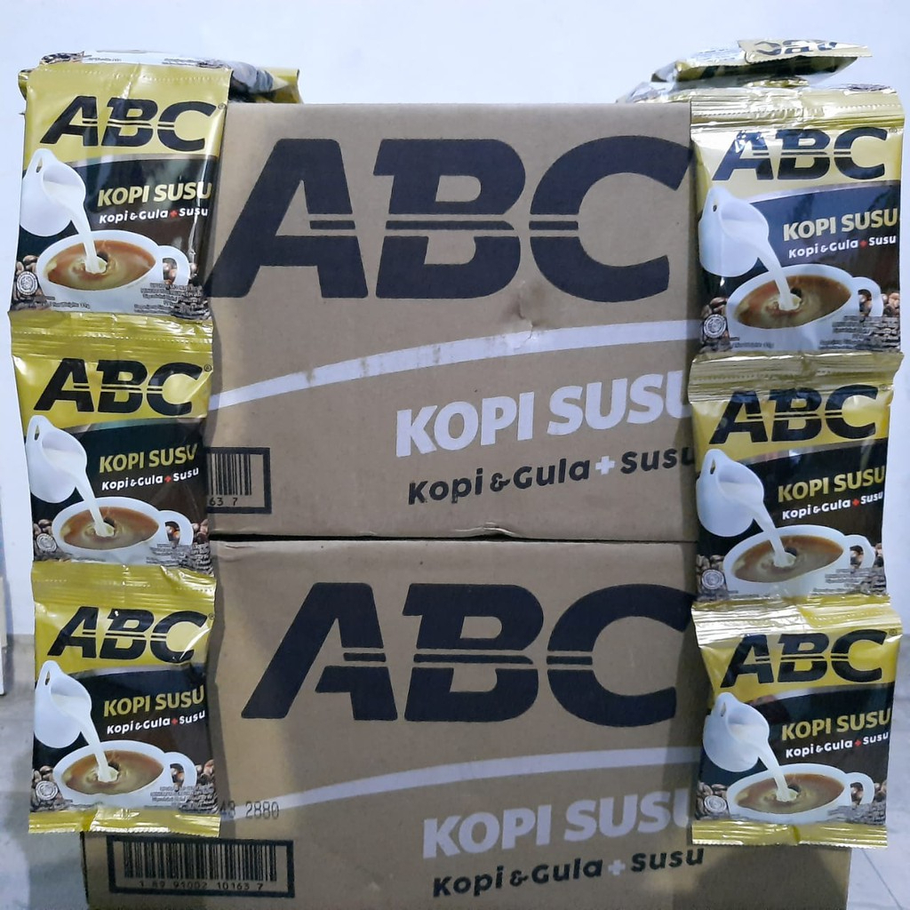 

1 Dus / Karton Kopi Bubuk ABC Susu (Isi 30gr x120 Sachets) TERMURAH