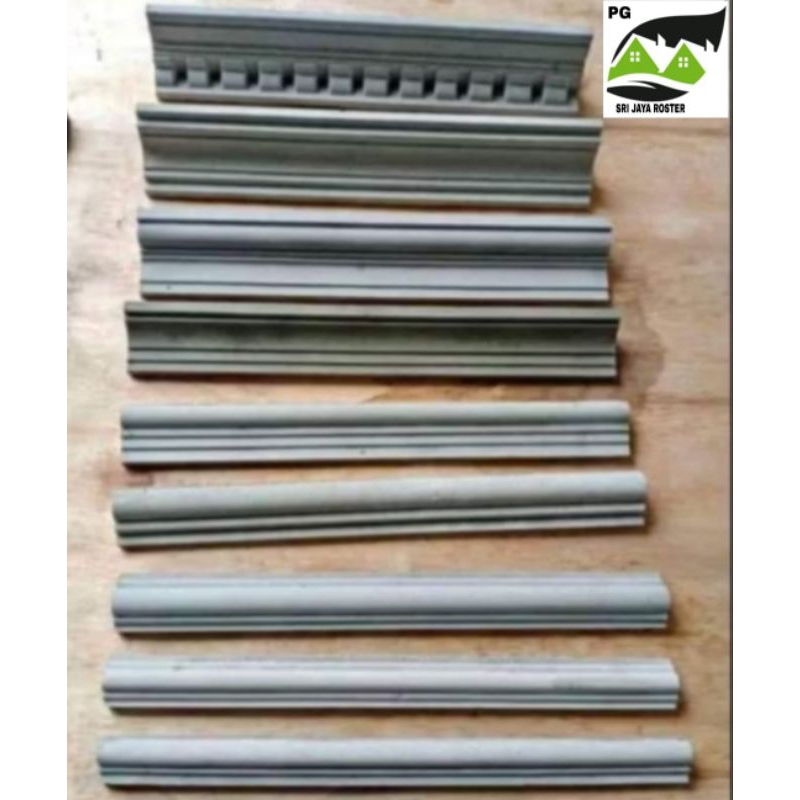 Lis Profil Beton,Lis Beton,Lis plang,Lis tumbuk,UK Lebar 5/10x50cm