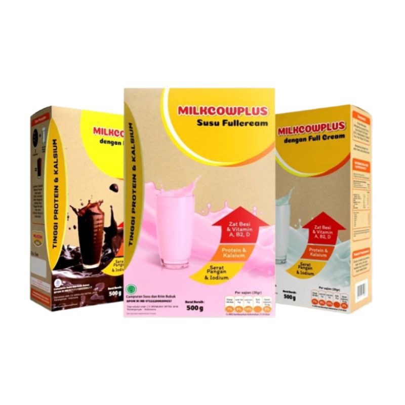 

Susu Tinggi Kalsium Milkcowplus Peninggi Anak ampuh Milkcowples 500 gram