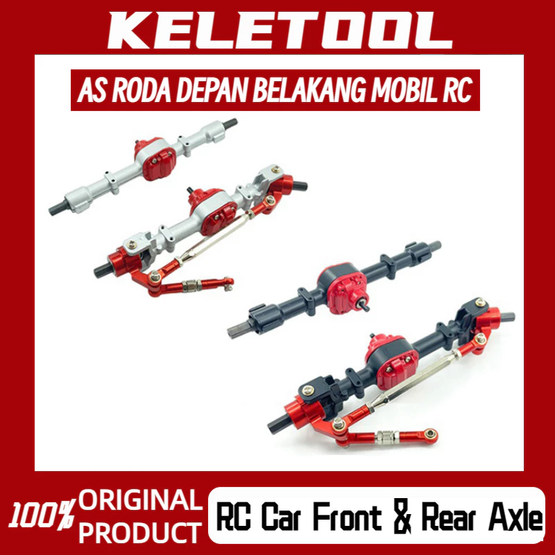 RC Car Front Rear Axle As Roda MN82 MN78 Depan Belakang Mobil Rc Suitable Full Set Gardan Metal Upgr