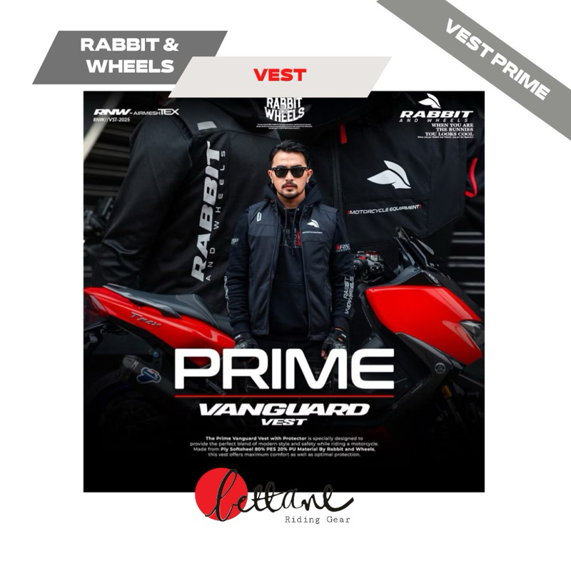 RABBIT AND WHEELS VEST /PRIME Vanguard Vest RABBIT AND WHEELS/ RABBIT AND WHEELS ROMPI