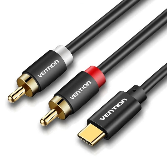Resmi Vention Kabel Usb-C to 2 RCA 2RCA Male Audio Sound Card BGD BGDBF BGDBG BGDBH