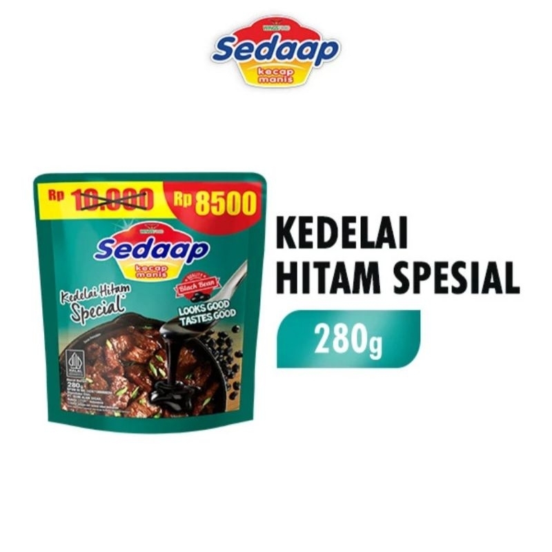 

Sedap kecap manis kedelai hitam pouch 280gr