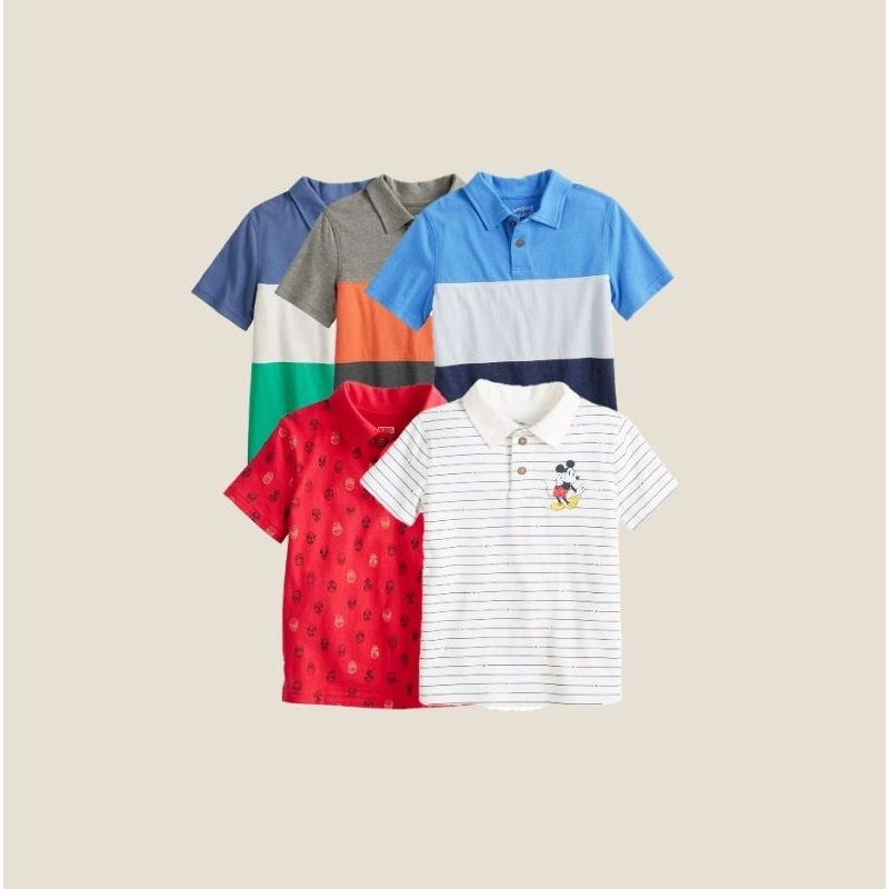 Kaos Polo anak laki-laki jumping beans