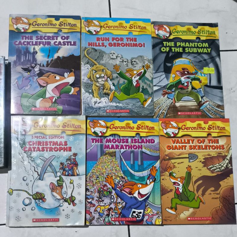 Geronimo stilton set 7 buku catastrophe