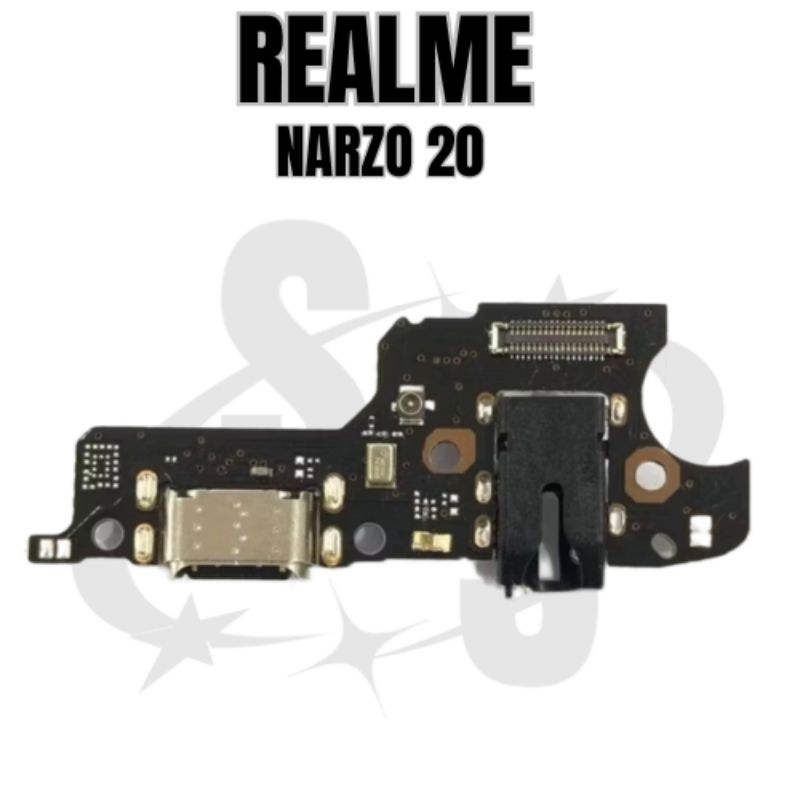PAPAN CAS / BOARD KONEKTOR PCB REALME NARZO 20 ORIGINAL