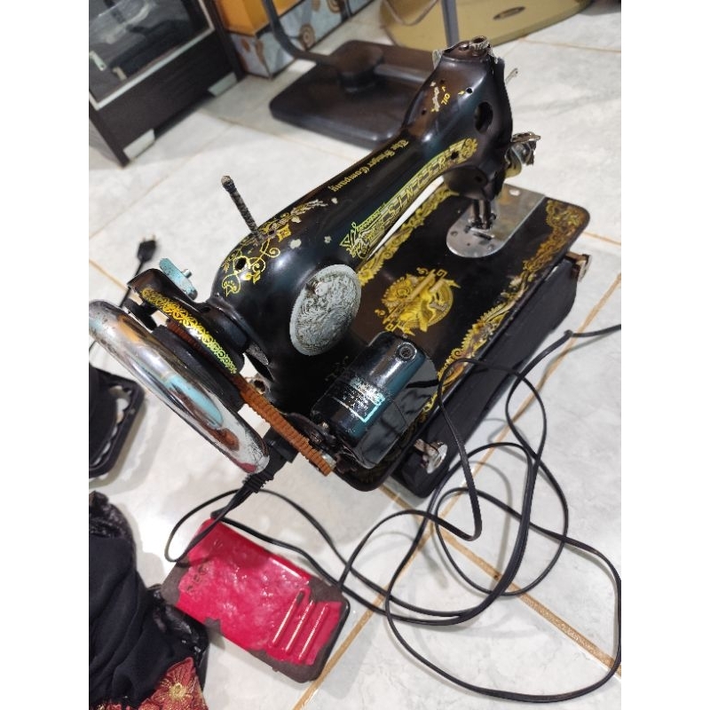 Mesin Jahit Singer Antik & Mesin Jahit Mini Portabel 12 Stitch Pola 1 mesin Jahit Listrik Pakaian Ja