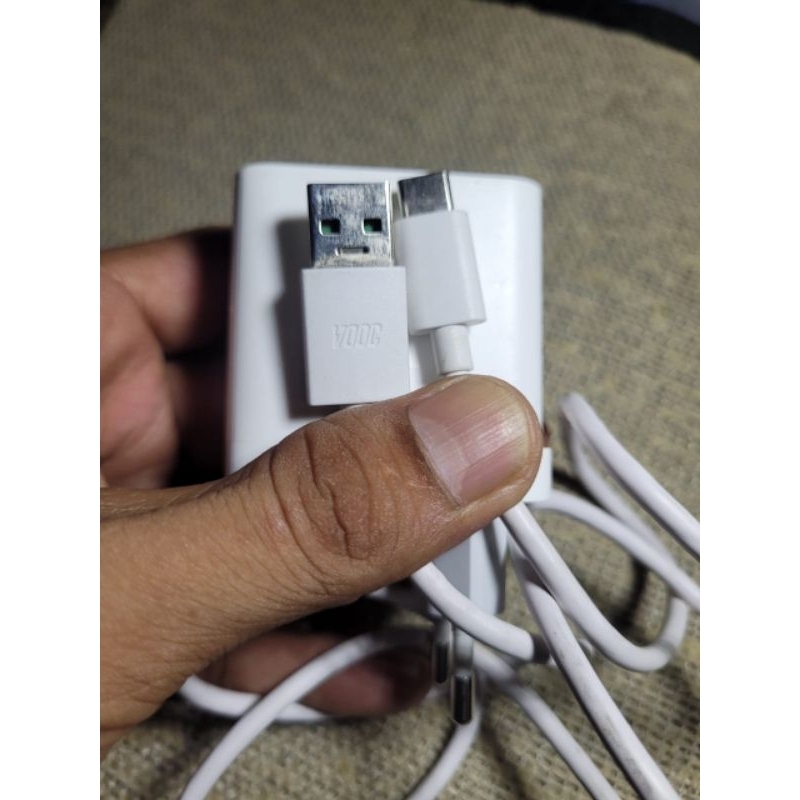 charger vocc 30 Watt original bawaan Oppo Reno 4