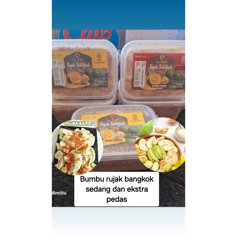 

Bumbu Rujak Bangkok by Say Fruits 170gr