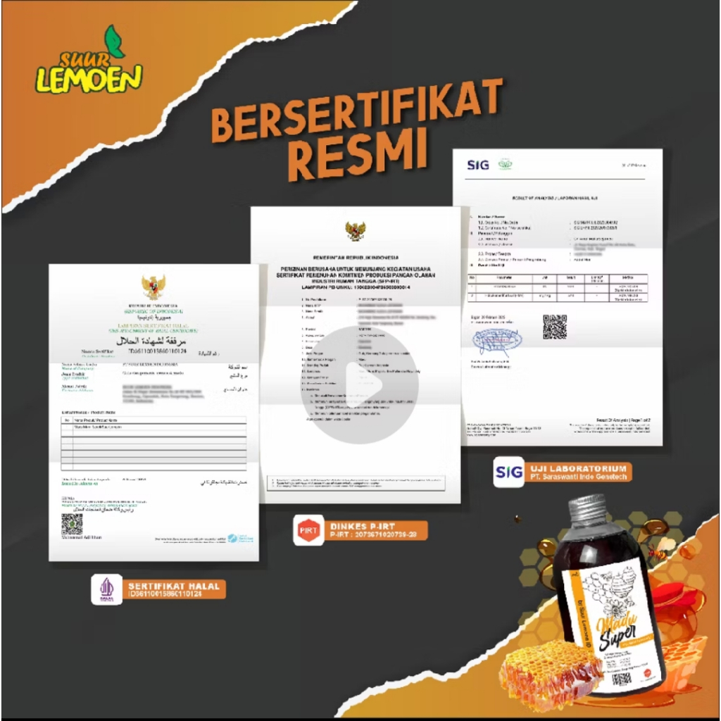 

Cahayadstore Madu Asli Premium Madu Super Murni 350 Gr