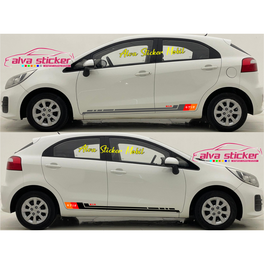 new sticker rio stiker rio list minimalist mobil kia rio sticker list kia rio kanji jdm stiker rio k