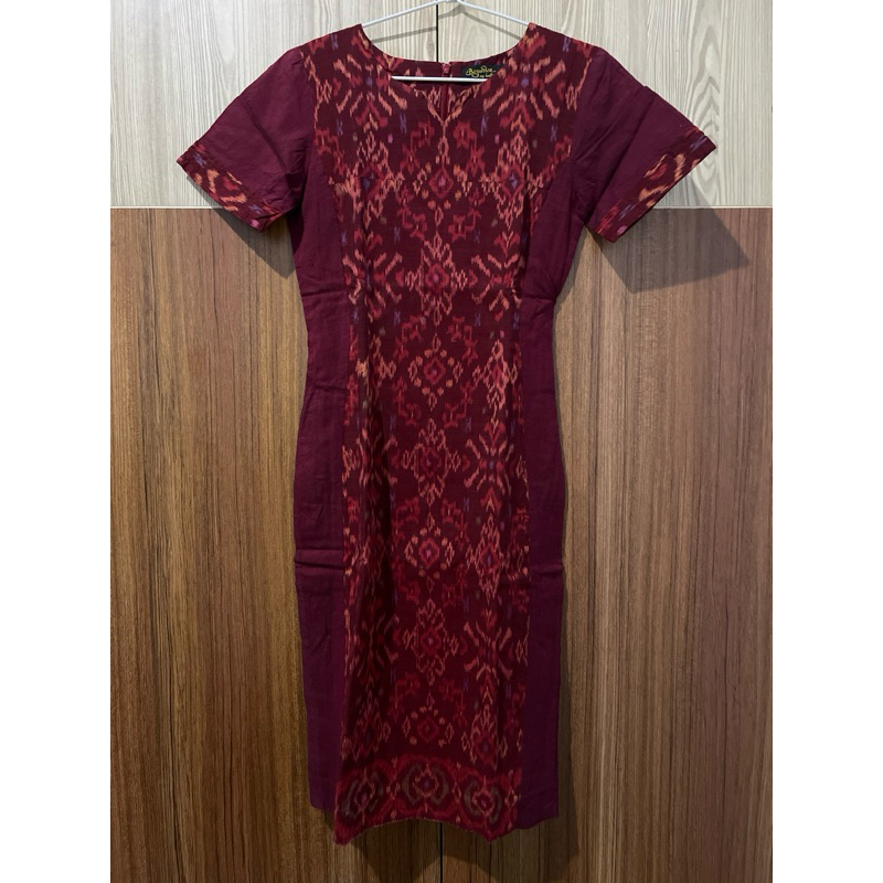 Preloved Dress Endek Bali