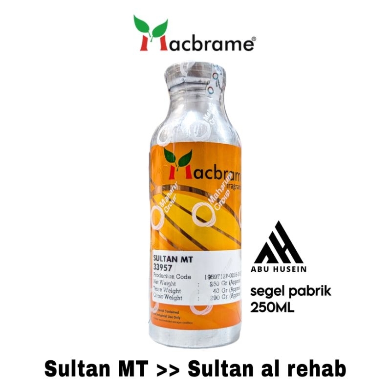 SULTAN 250ML PRODUK MACBRAME SEGEL PABRIK (untuk keterangan baca deskripsi produk)