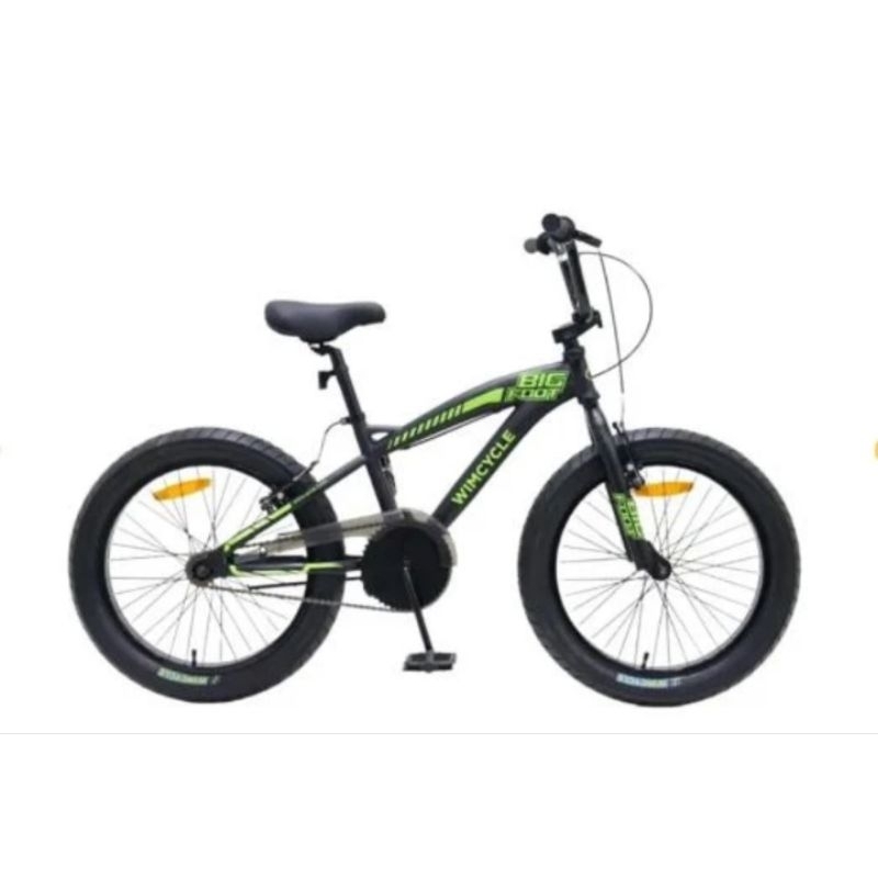 Sepeda Anak Roda Empat Cowok BMX Wimcycle BigFoot 20 Ban Jumbo 3.0