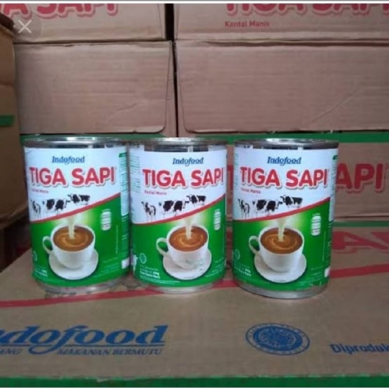 

Susu Kental Manis Tiga Sapi 1 Dus isi 48 Kaleng @500gr