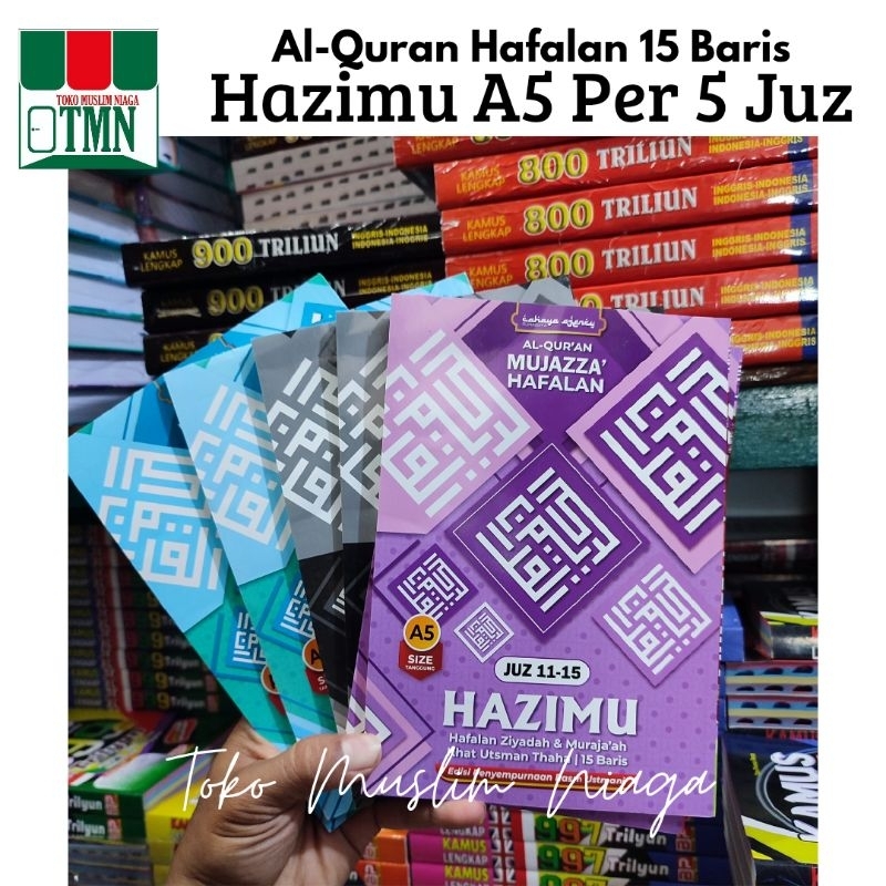 Alquran Hafalan Hazimu A5 Alquran Hafalan Per 5 Juz