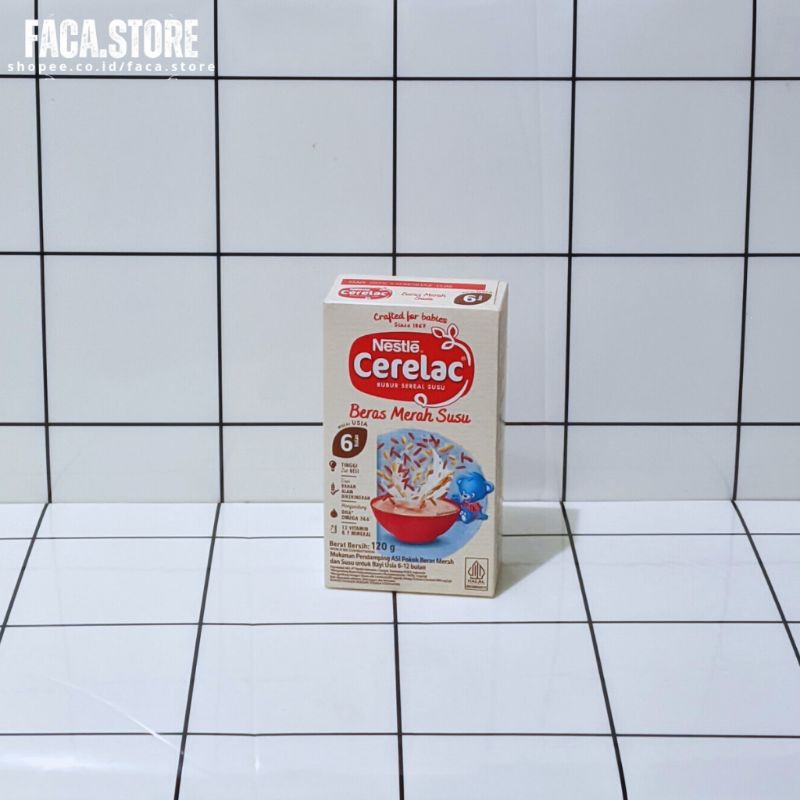 Nestle Cerelac susu beras merah 120gr box