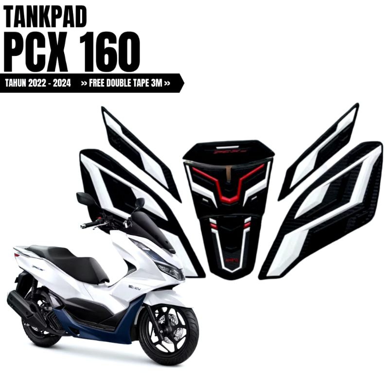 Tankpad Motor Honda PCX 160 ORI / Deckpad Motor Honda PCX 160 Tahun 2022 sd 2024(TEBAL)