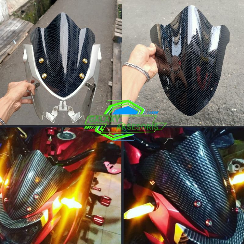VISOR VIXION NVL 2013 - 2014 VISOR VARIASI VIXION NVL MODEL CARBON