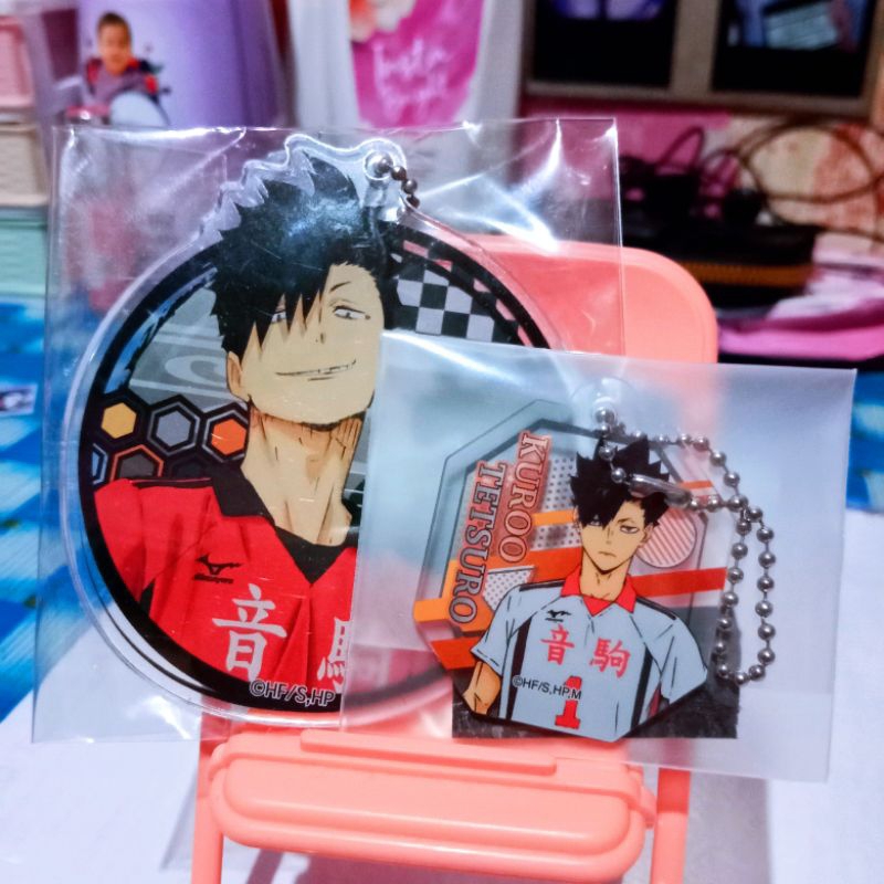 Kuroo tetsuro, Haikyuu merch official acrylic, haikyuu ganci