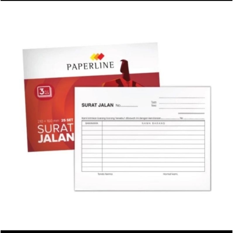 

Surat Jalan B3 NCR Paperline 3 Ply (1 Buku)