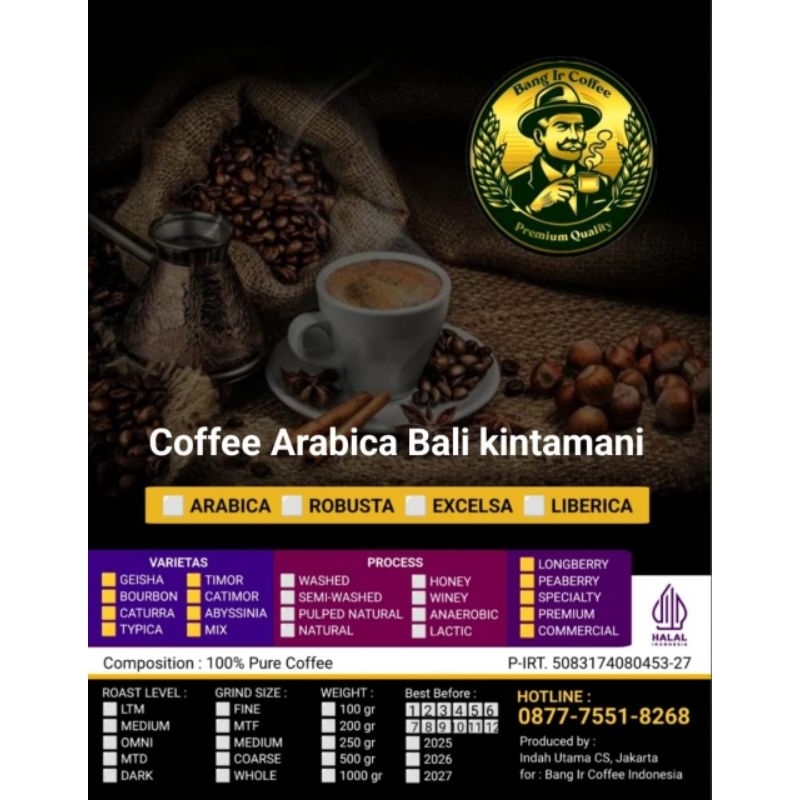 

Coffee Arabica Bali kintamani