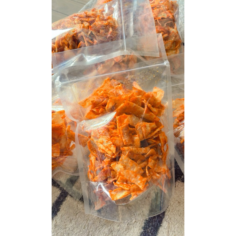 

keripik pedas manis
