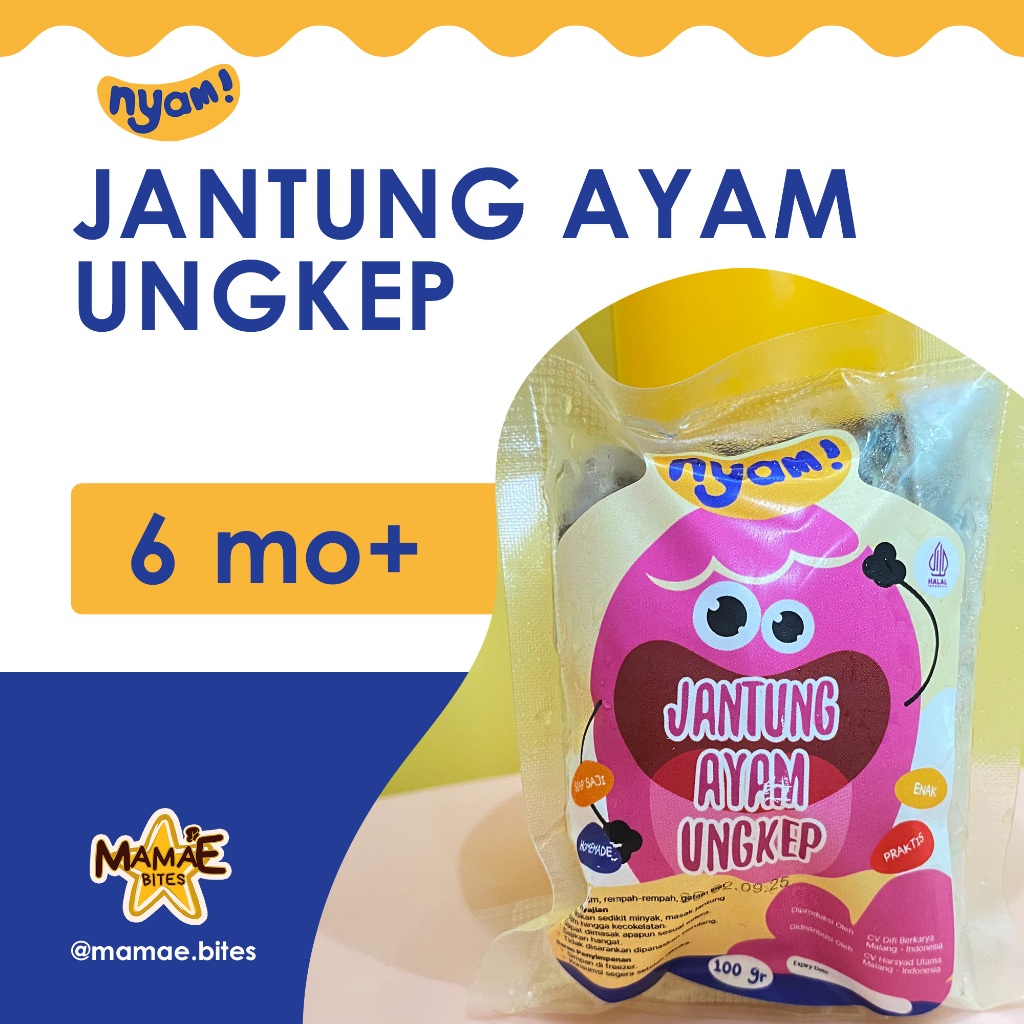 

NYAM Baby Food - Jantung Ayam Ungkep | MPASI Anak Bayi NYAM BB Booster