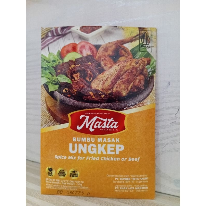 

masta Bumbu masak ungkep ( spice mix for fried chicken of beet)